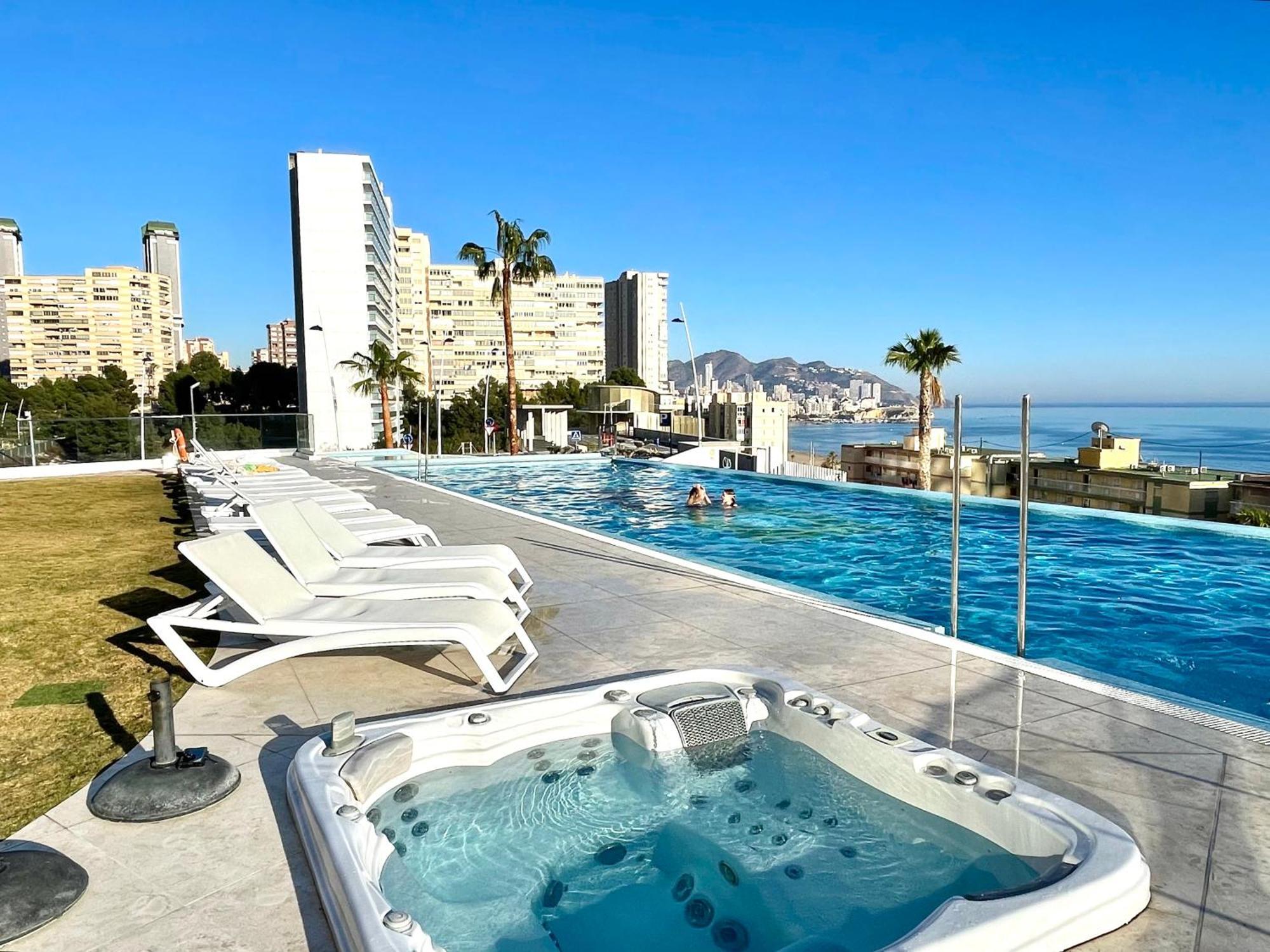 Luxury Apartment Sunset Cliffs Benidorm Exteriör bild